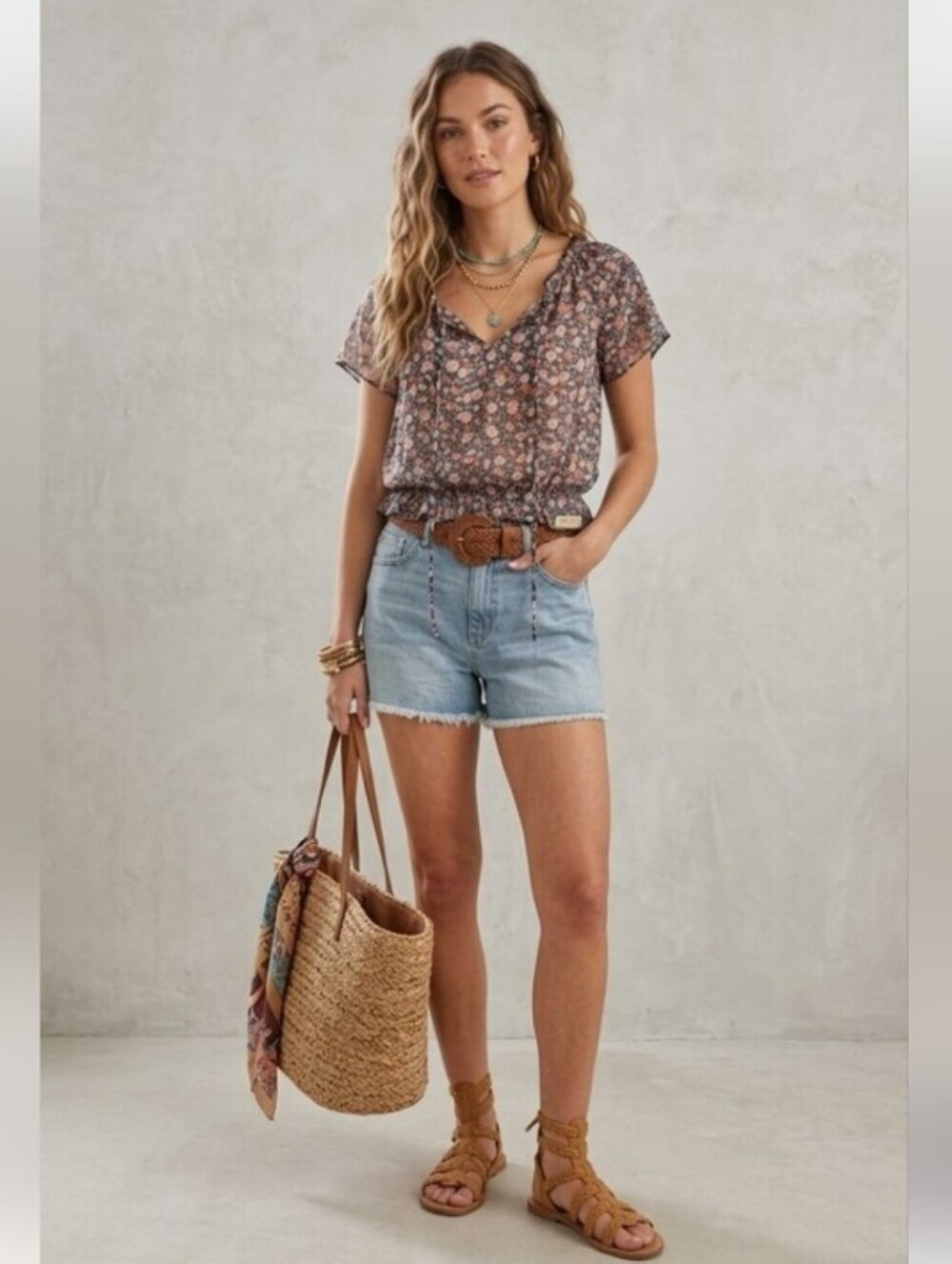Ditsy Floral Top